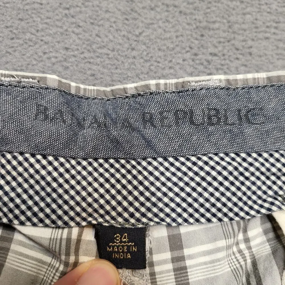 Banana Republic Shorts Mens 34 Plaid Preppy Y2K Outdoor